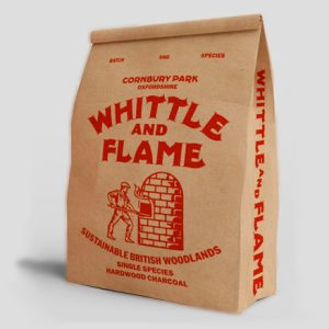 Whittle & Flame Ash Charcoal 4KG bag